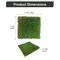 35ct 12" Artificial Grass Self-Draining Interlocking Turf Tiles